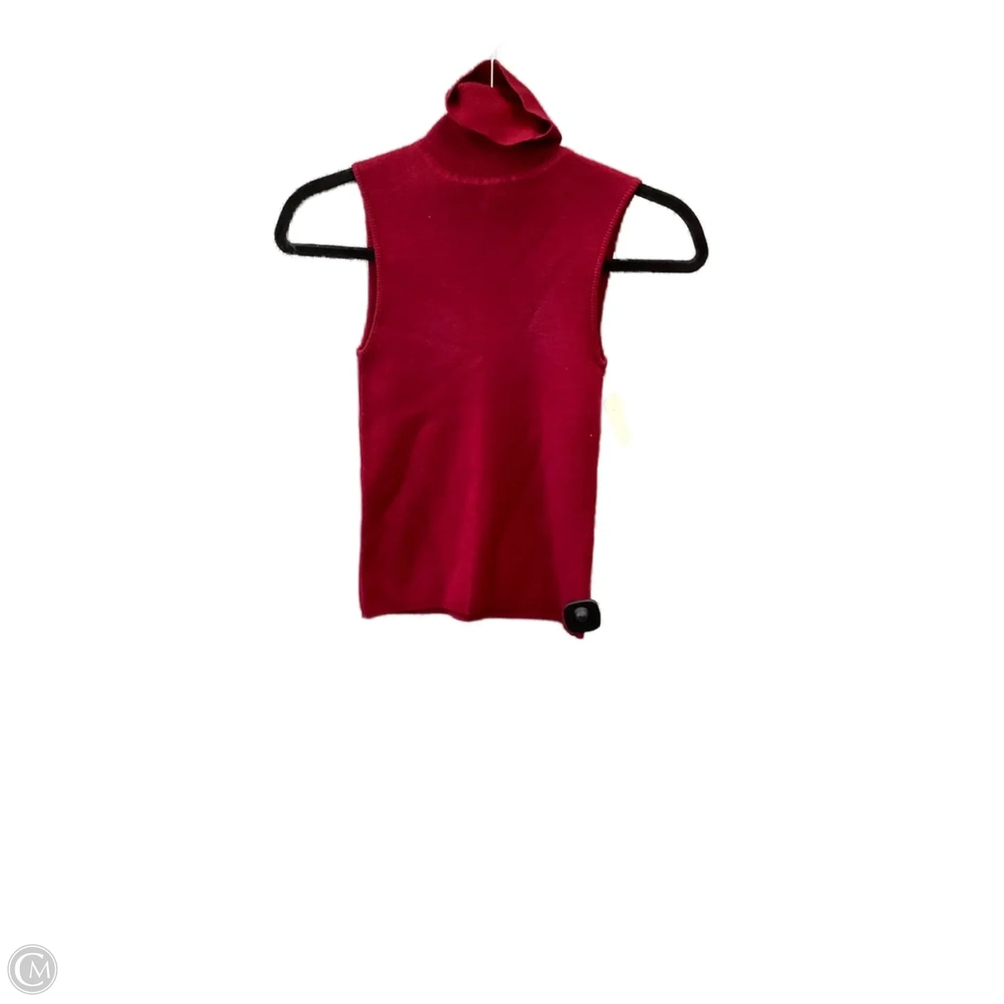 Top Sleeveless By Moda Intl In Red, Size: Xs