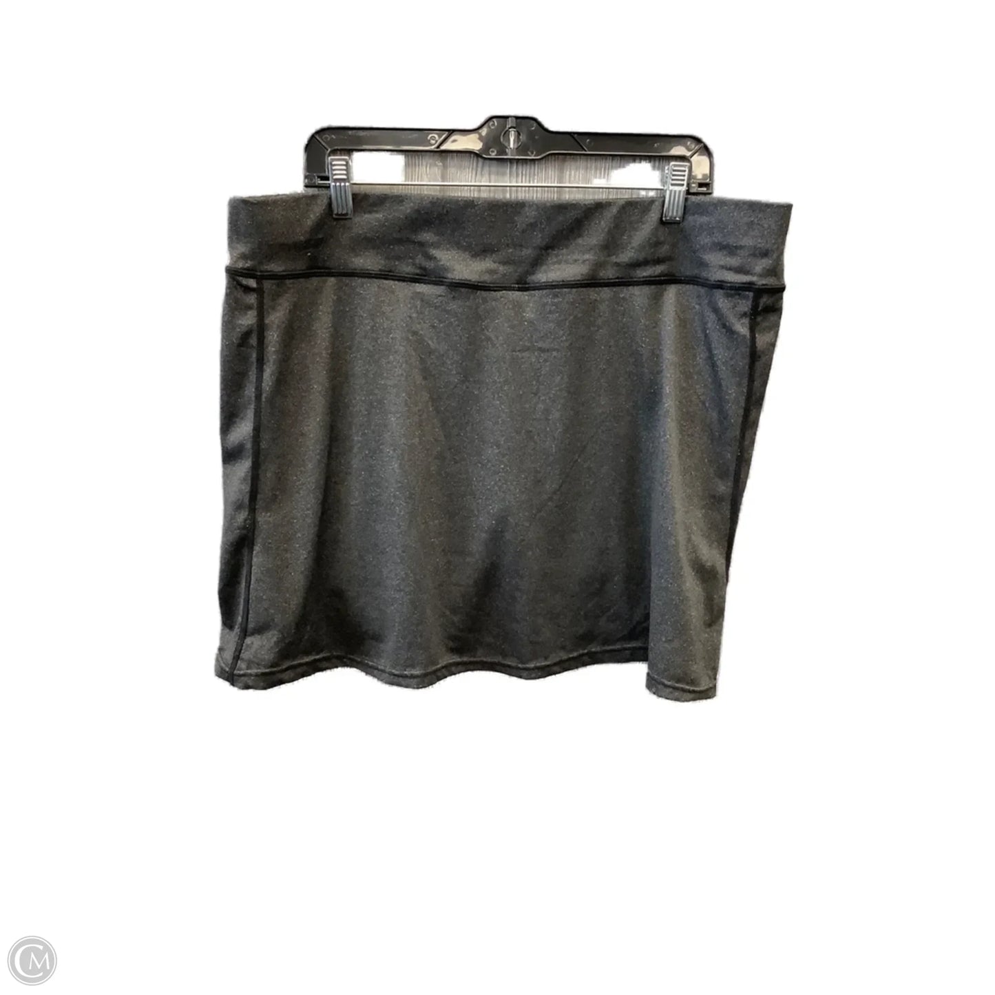 Skort By Clothes Mentor In Grey, Size: 18