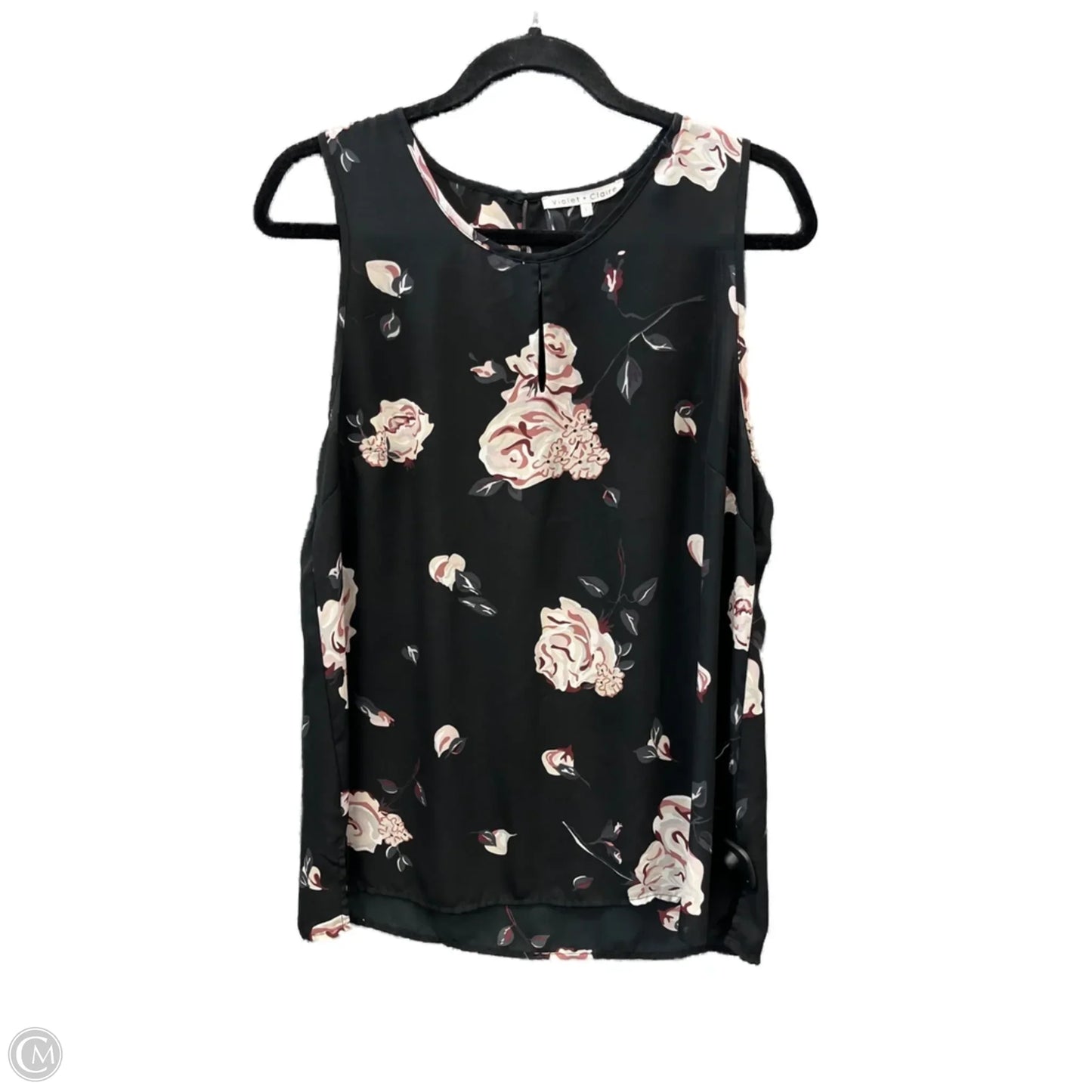 Top Sleeveless By Violet And Claire In Black, Size: L