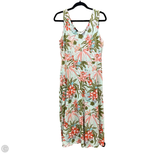Dress Casual Midi By Talbots In Multi-colored, Size: Lp