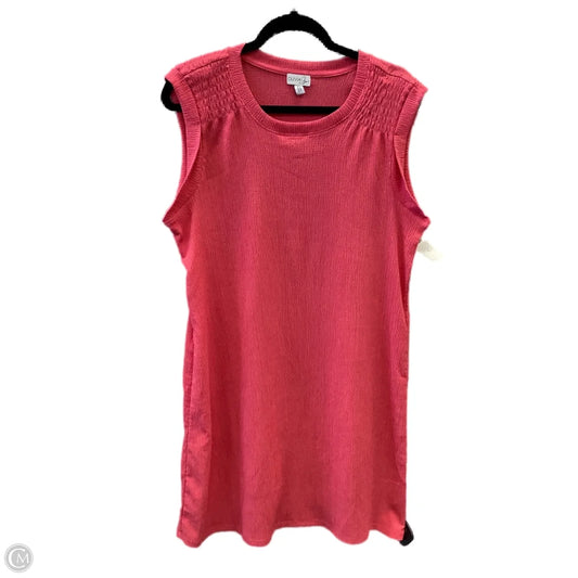 Dress Casual Midi By Olivia Sky In Pink, Size: L