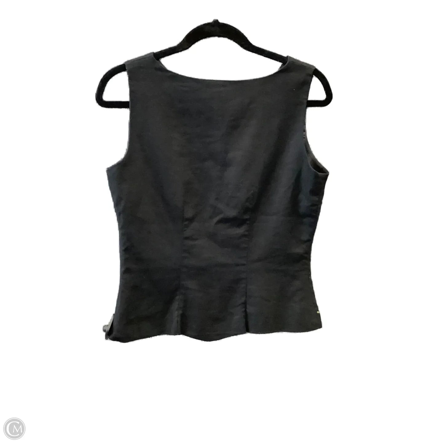 Top Sleeveless By Dressbarn In Black, Size: S