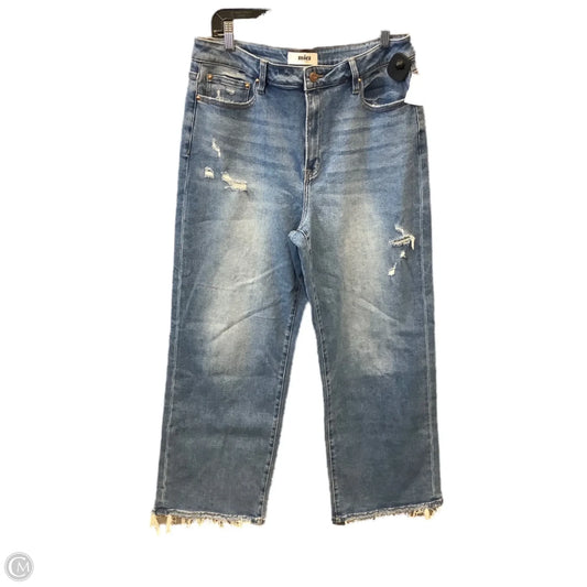 Jeans Wide Leg By Clothes Mentor In Blue Denim, Size: 14