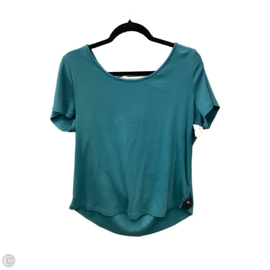 Top Short Sleeve By Falls Creek In Green, Size: 1x