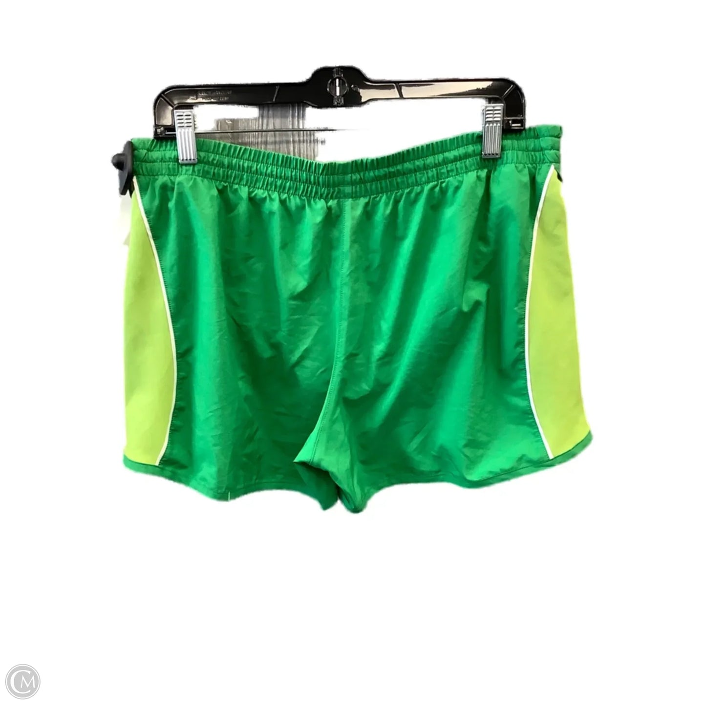 Athletic Shorts By Adidas In Green, Size: L