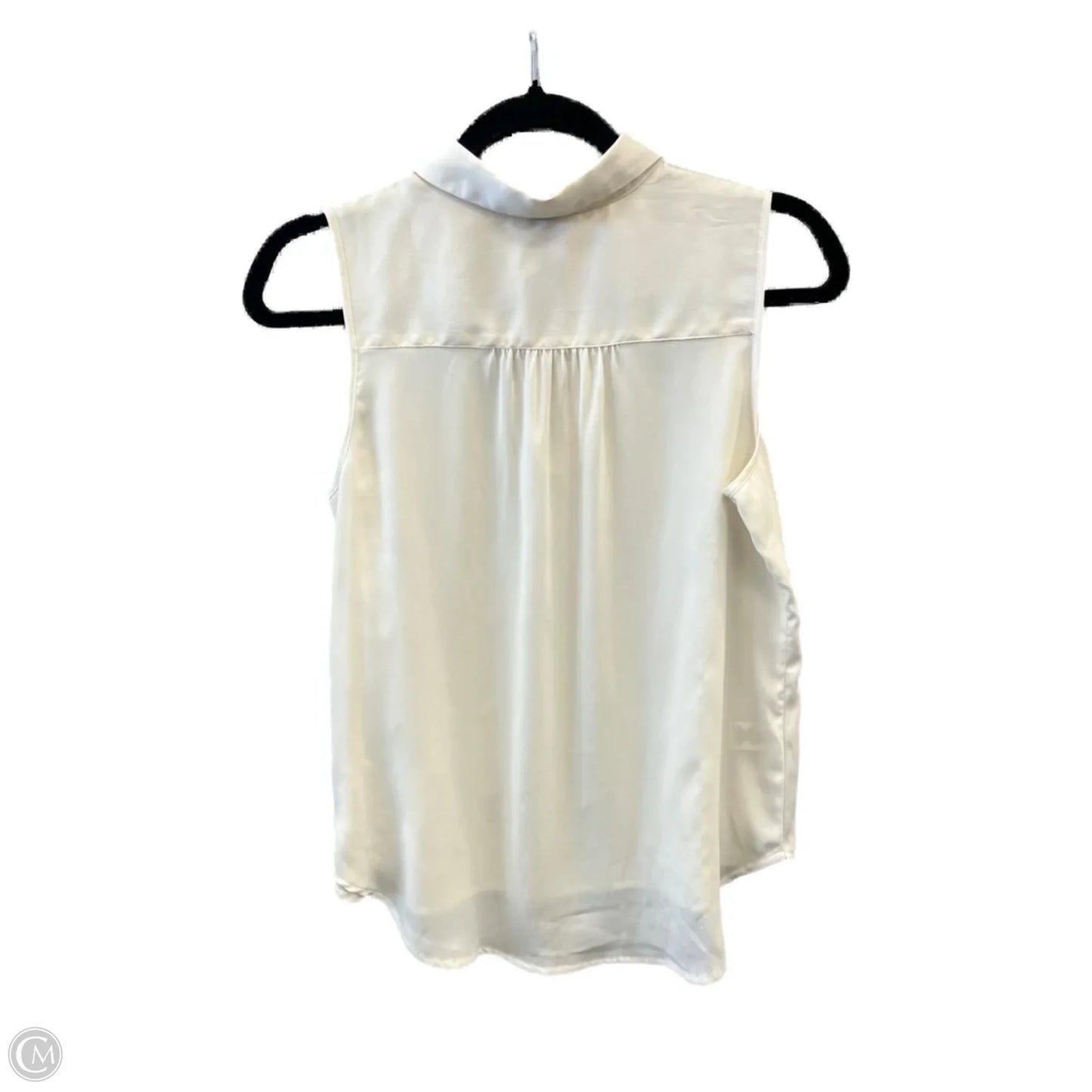 Top Sleeveless By Ann Taylor In Cream, Size: Mp