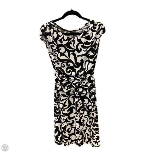 Dress Casual Midi By En Focus In Black & White, Size: S