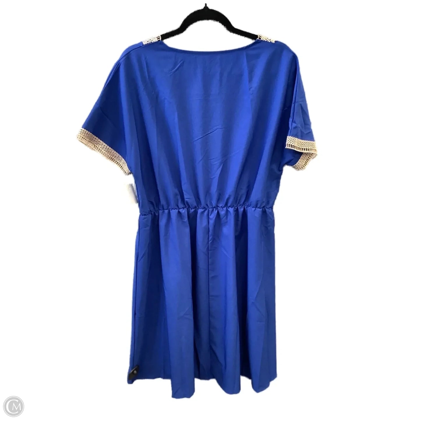 Dress Casual Midi By Clothes Mentor In Blue, Size: Xxl