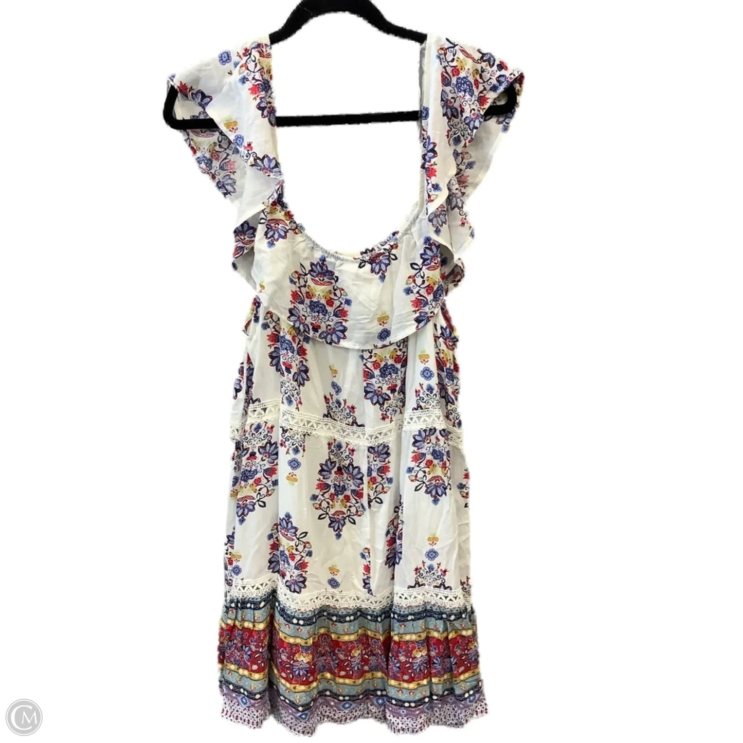 Dress Casual Midi By Eyeshadow In White, Size: Xxl