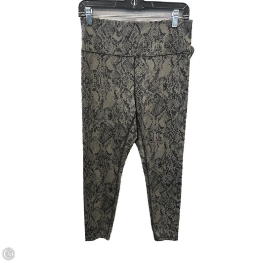 Athletic Leggings By Inc In Grey, Size: L
