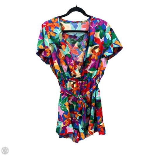 Romper By Shein In Multi-colored, Size: Xl