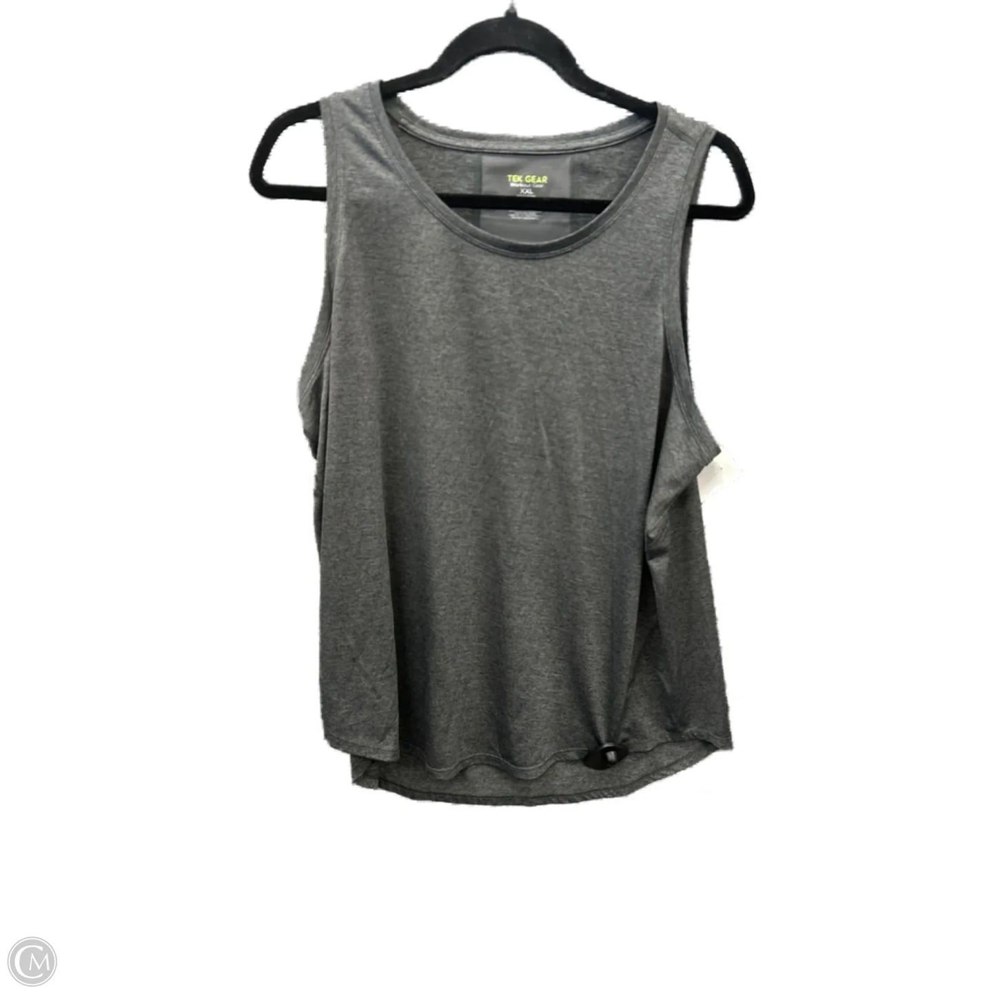 Athletic Tank Top By Tek Gear In Grey, Size: Xxl