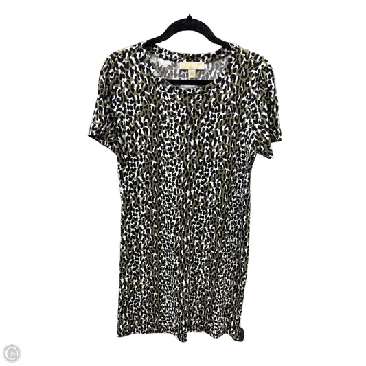 Dress Casual Midi By Michael By Michael Kors In Animal Print, Size: M