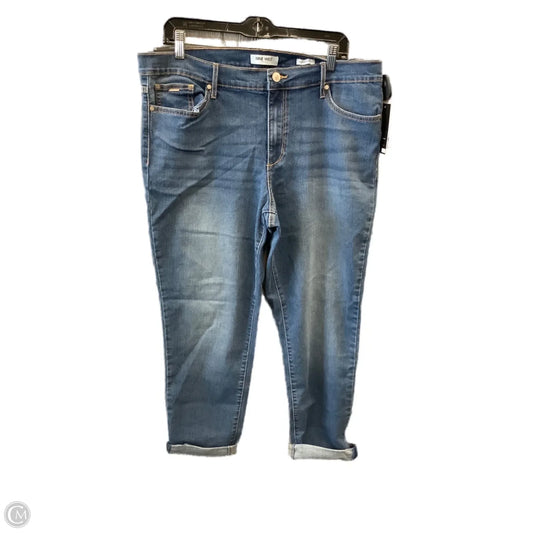 Jeans Boyfriend By Nine West Apparel In Blue Denim, Size: 14