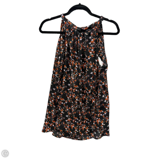 Top Sleeveless By Clothes Mentor In Black, Size: M