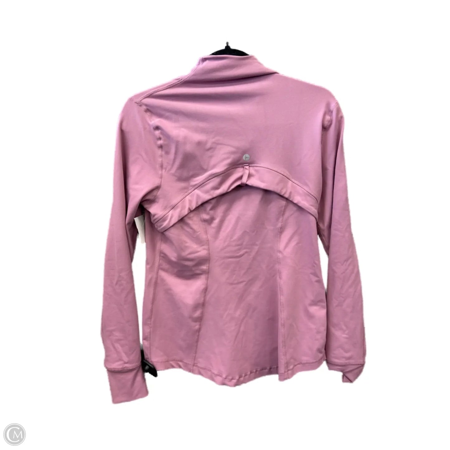 Athletic Top Long Sleeve Collar By 90 Degrees By Reflex In Purple, Size: S