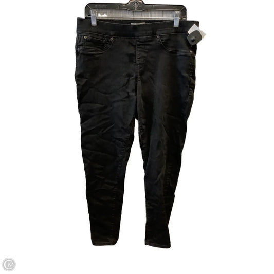 Jeans Skinny By Falls Creek In Black Denim, Size: 12