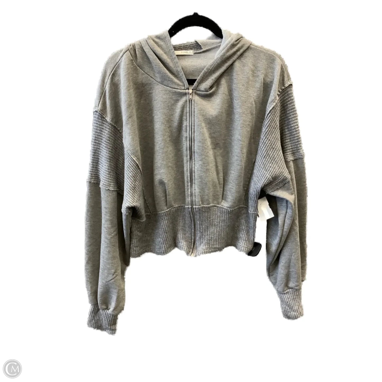 Sweatshirt Hoodie By Ps Kate In Grey, Size: L
