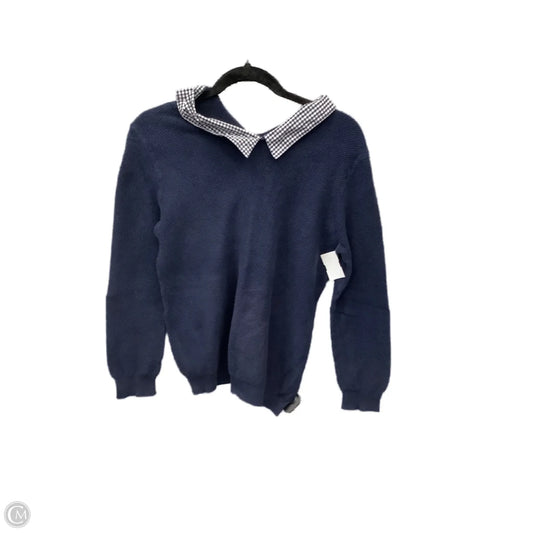 Top Long Sleeve By J. Crew In Navy, Size: M