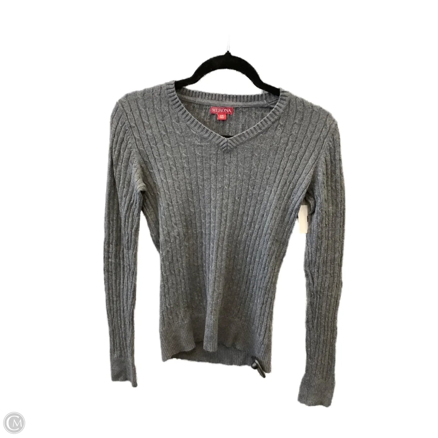 Top Long Sleeve By Merona In Grey, Size: Xs