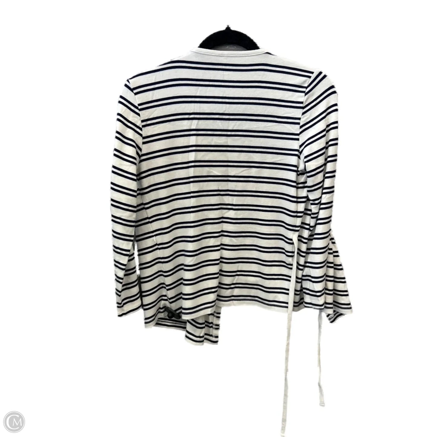 Top Long Sleeve By Gap In Striped Pattern, Size: M