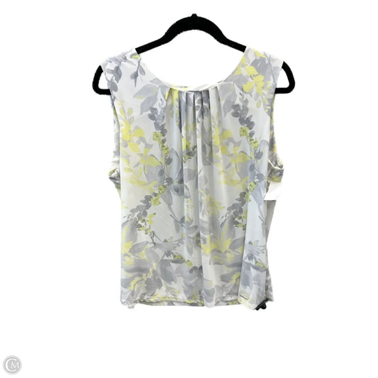 Top Sleeveless By Calvin Klein In Multi-colored, Size: Xl