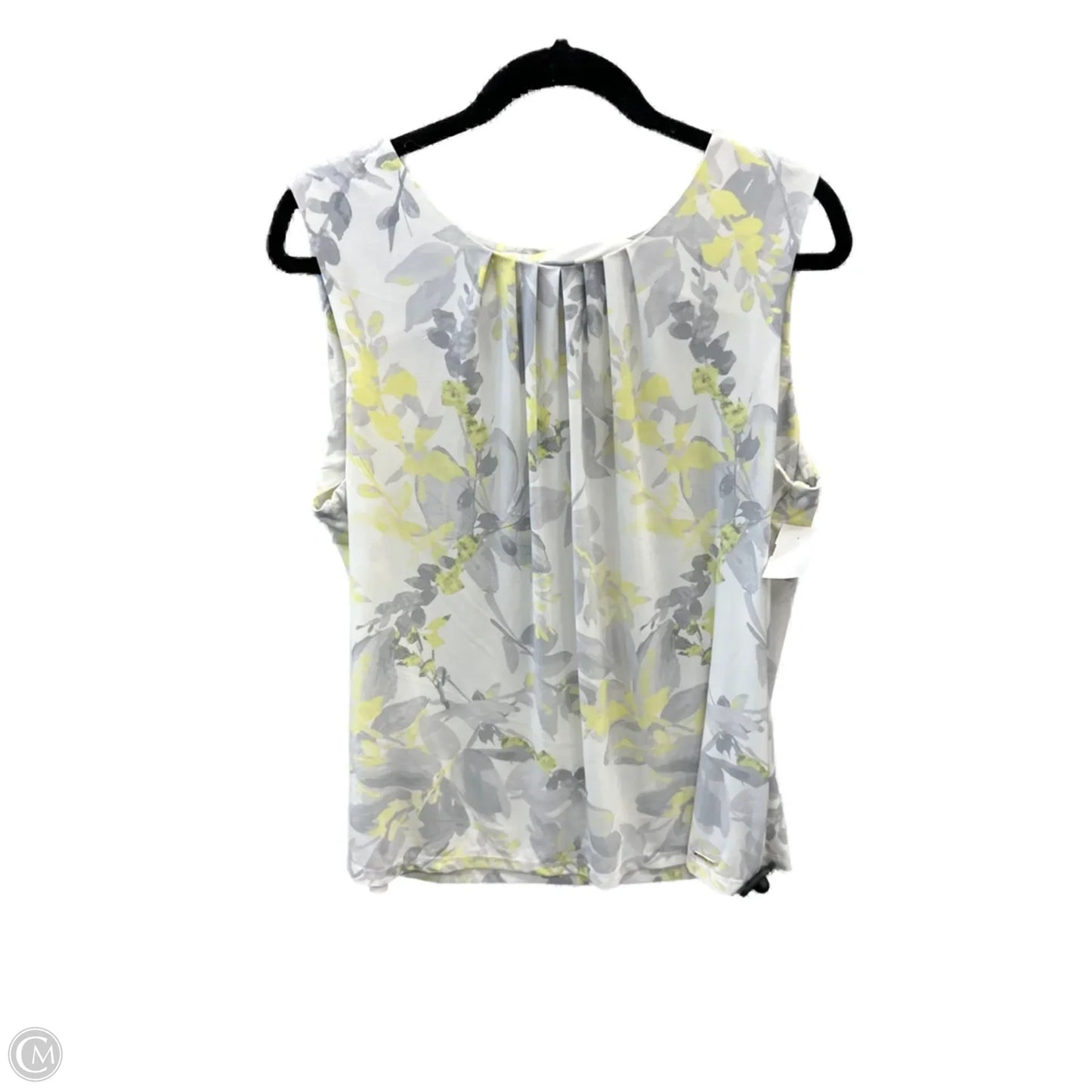Top Sleeveless By Calvin Klein In Multi-colored, Size: Xl
