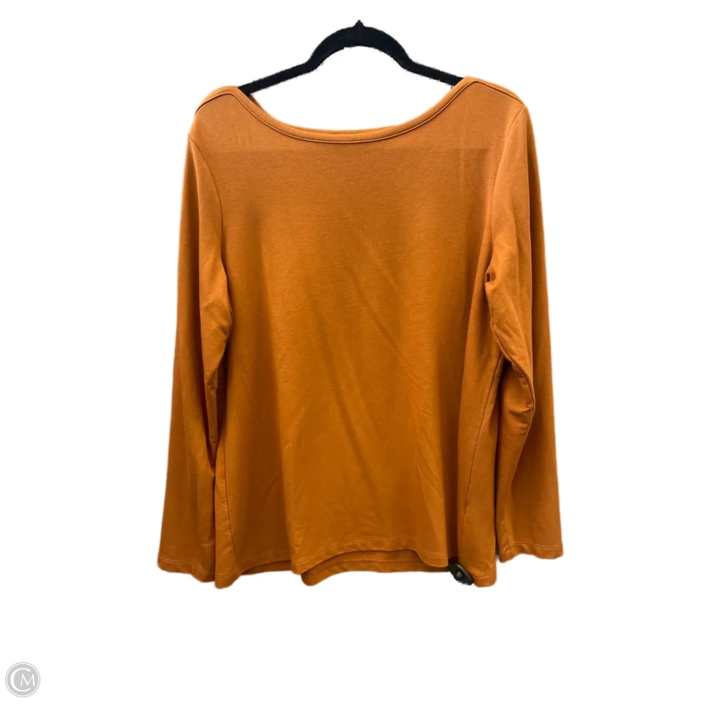 Top Long Sleeve Basic By Banana Republic In Brown, Size: Xl