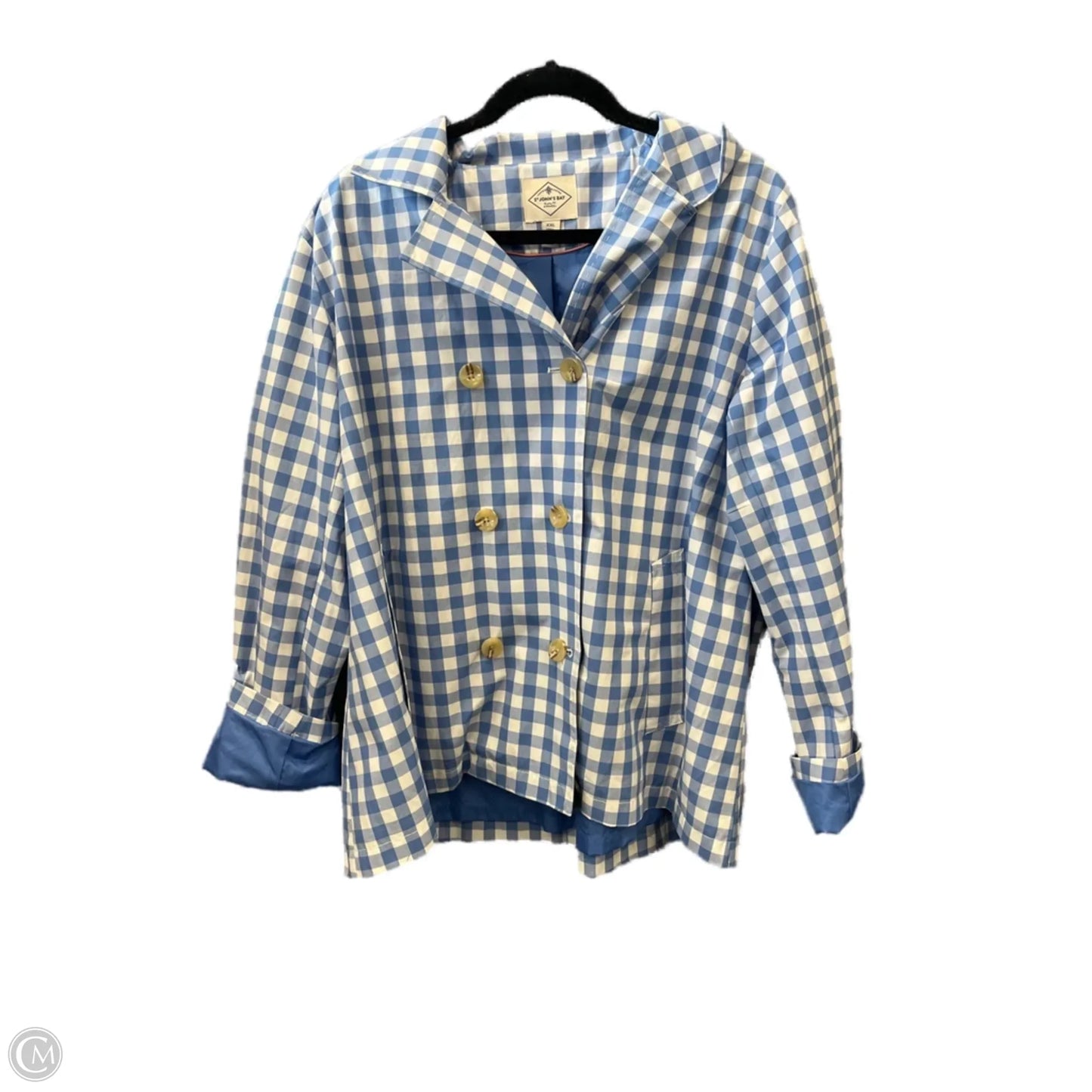 Jacket Other By St Johns Bay In Checkered Pattern, Size: Xxl