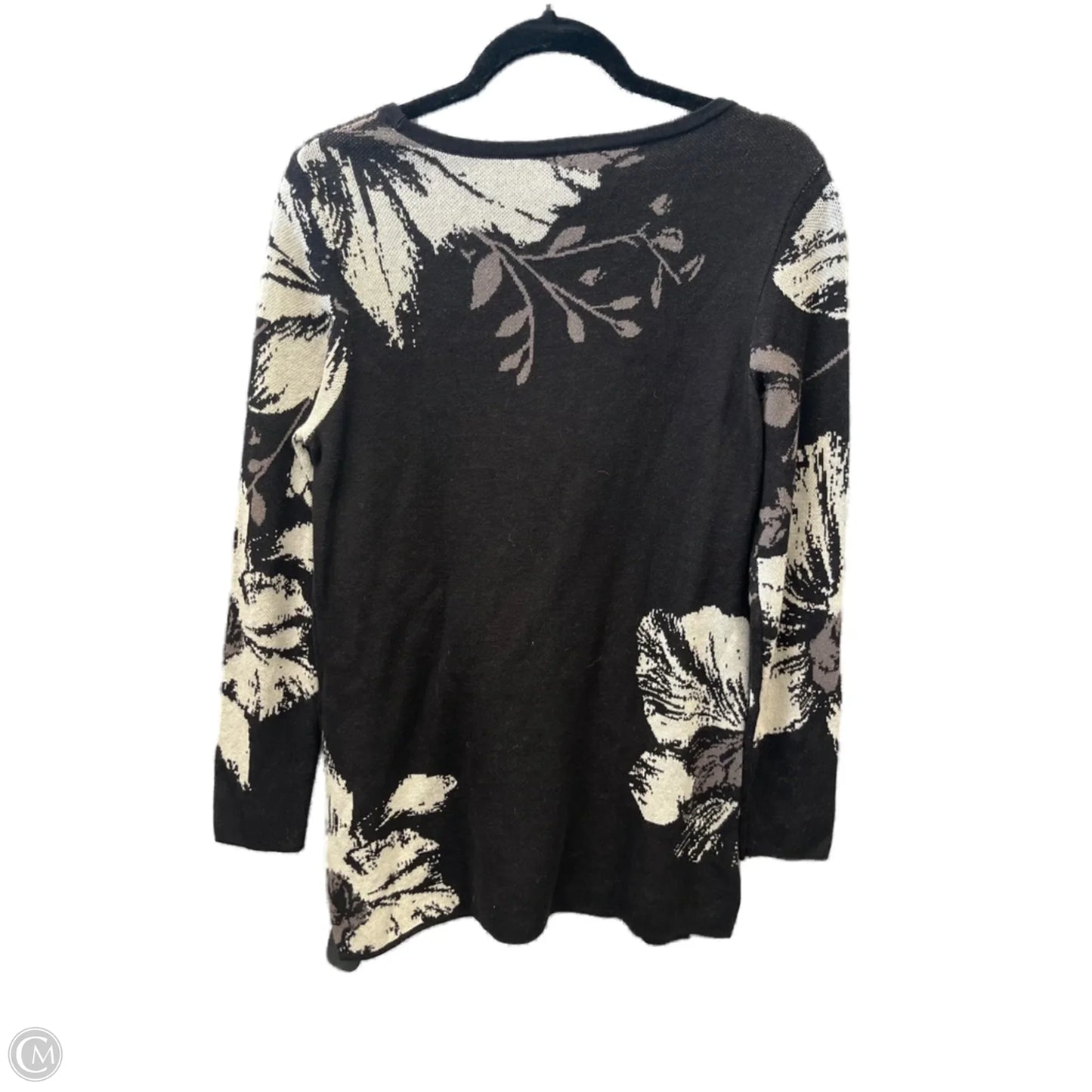 Sweater By Chicos In Black, Size: M