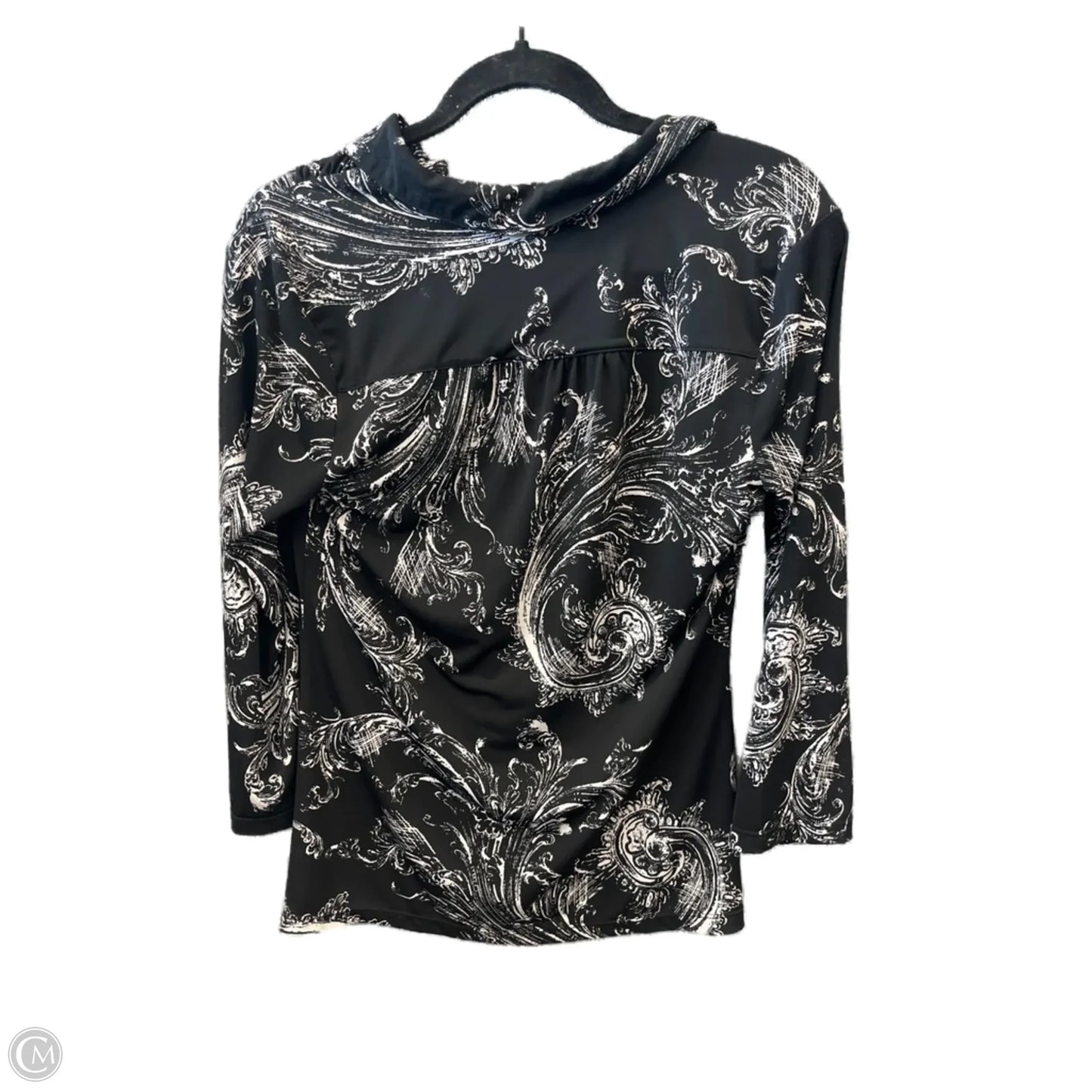 Top Long Sleeve By Alfani In Black, Size: M