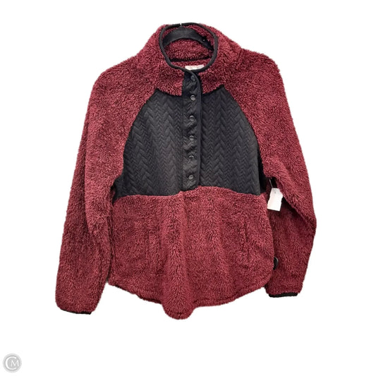 Jacket Faux Fur & Sherpa By Maurices In Red, Size: L