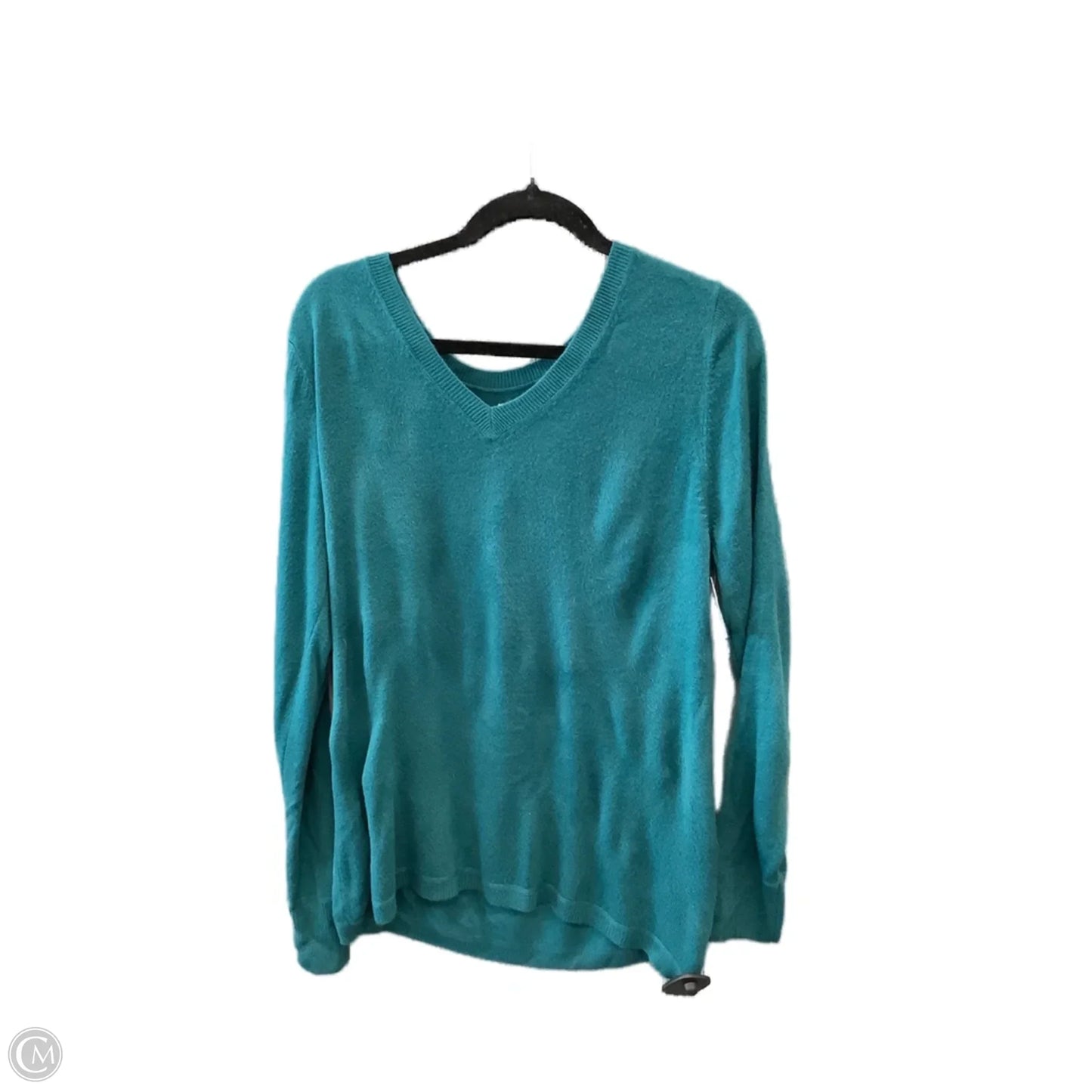 Top Long Sleeve By Croft And Barrow In Green, Size: L