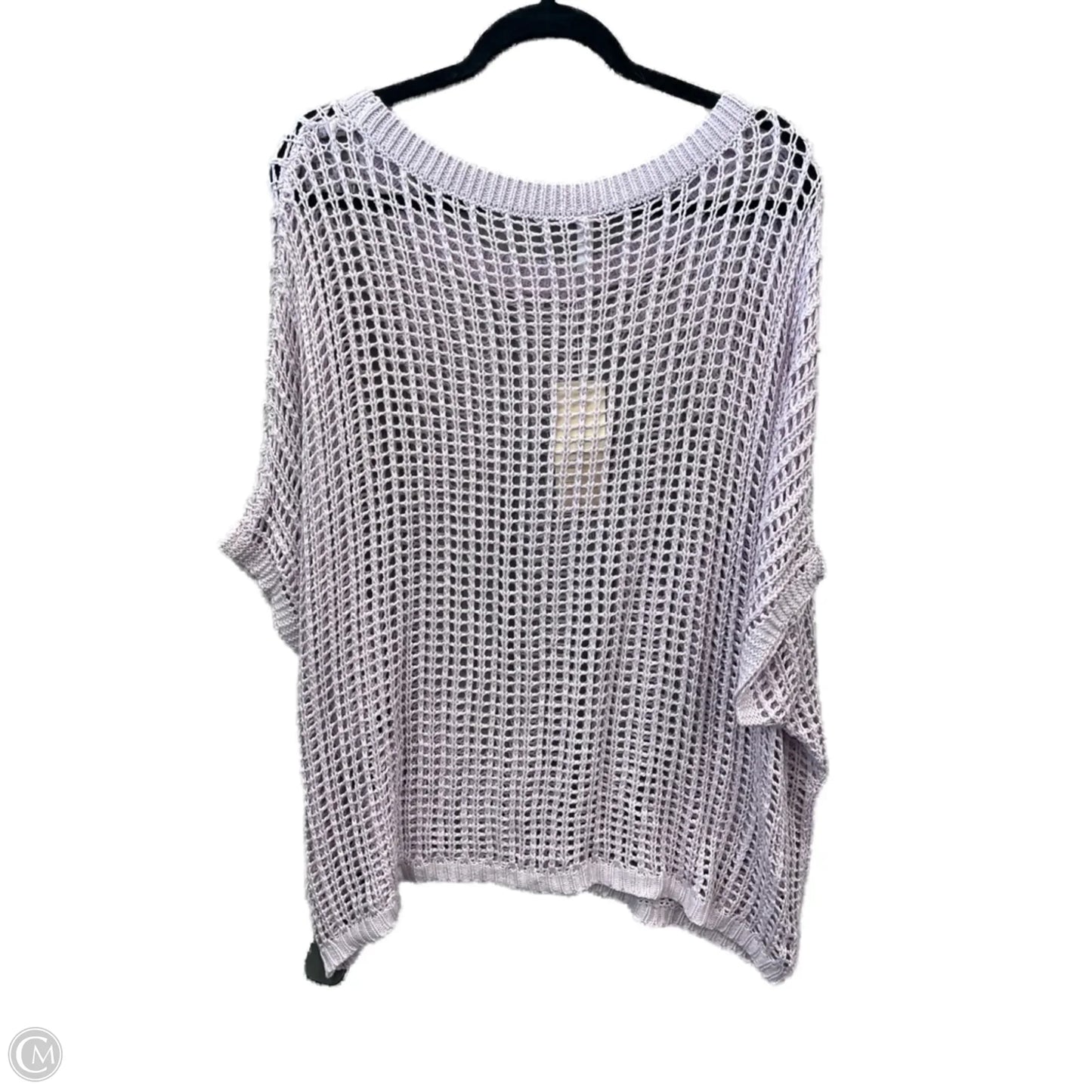 Sweater Short Sleeve By Clothes Mentor In Purple, Size: 2x