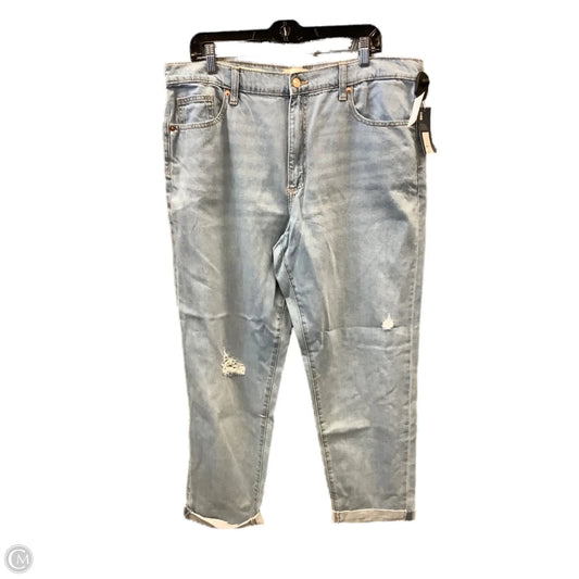 Jeans Boyfriend By Universal Thread In Blue Denim, Size: 14