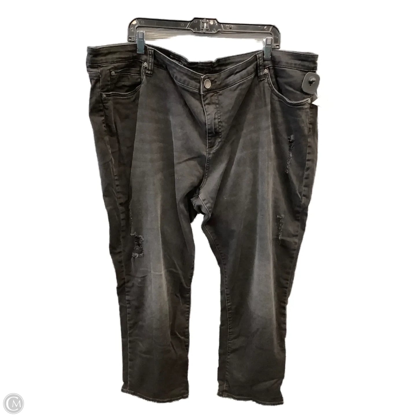 Jeans Boyfriend By Kut In Black Denim, Size: 24