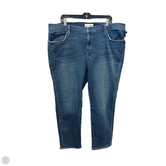 Jeans Straight By James Jeans In Blue Denim, Size: 24