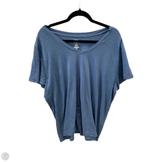 Top Short Sleeve Basic By Sonoma In Blue, Size: Xxl