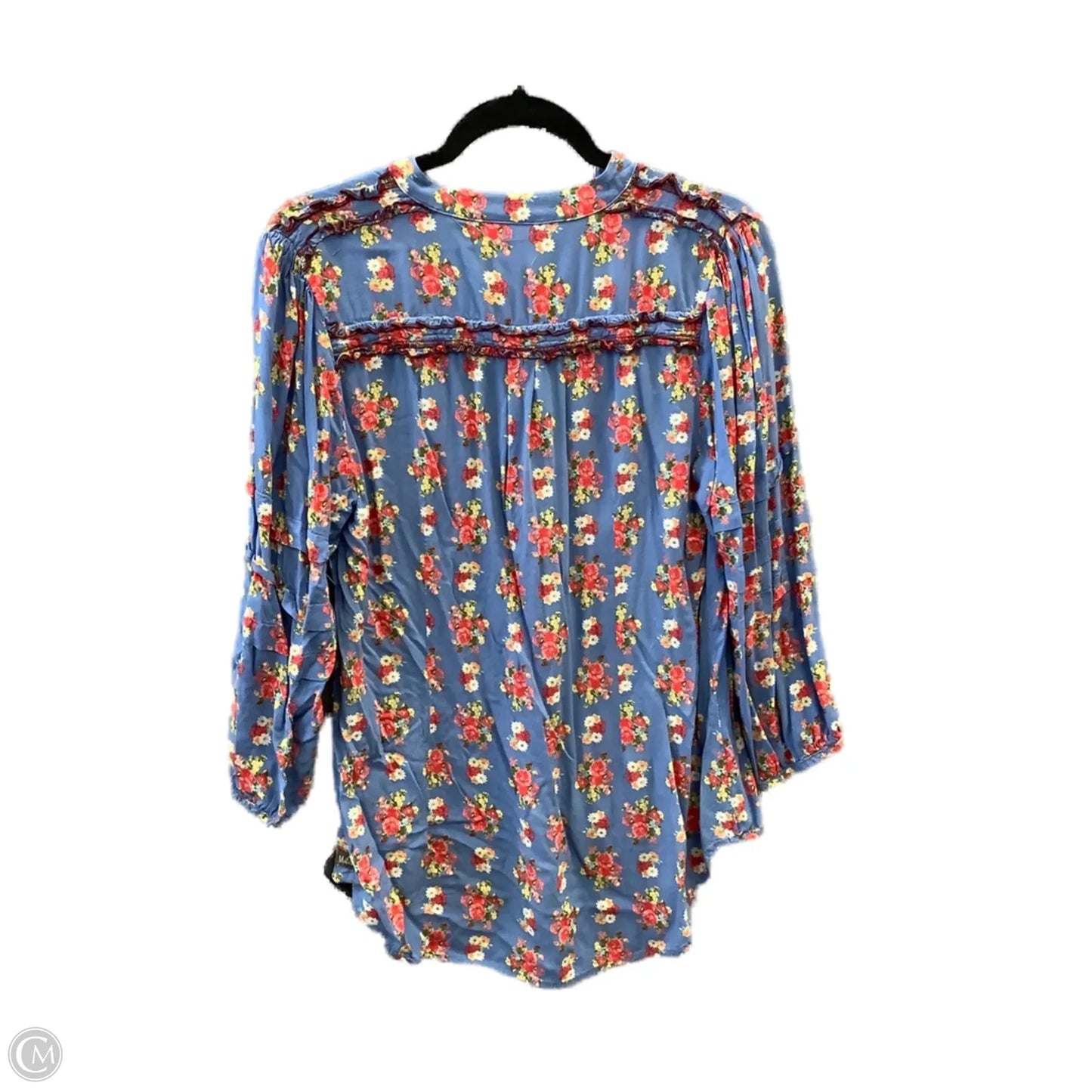 Top Long Sleeve By Matilda Jane In Blue, Size: M