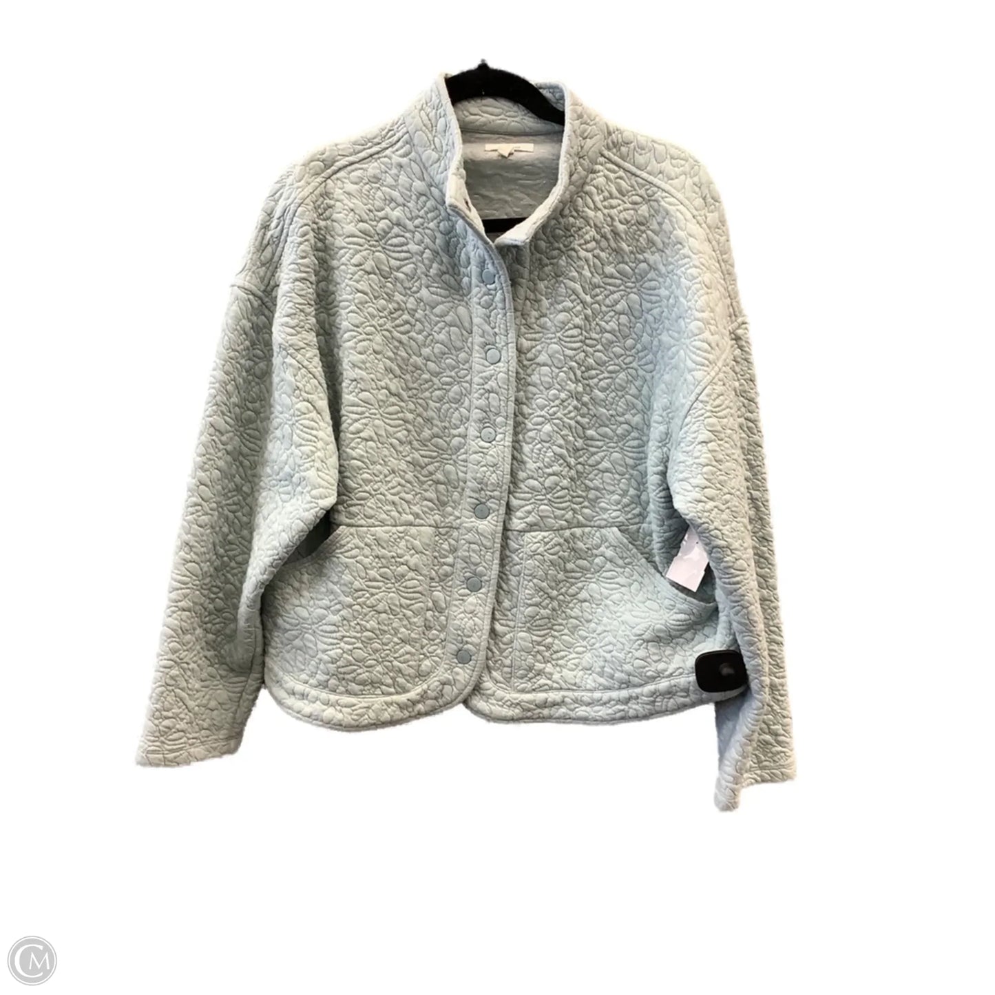 Jacket Puffer & Quilted By Maurices In Blue, Size: L