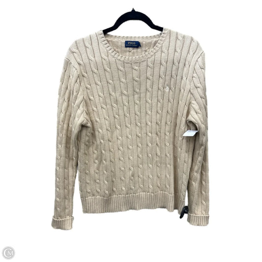 Sweater By Polo Ralph Lauren In Tan, Size: Xl