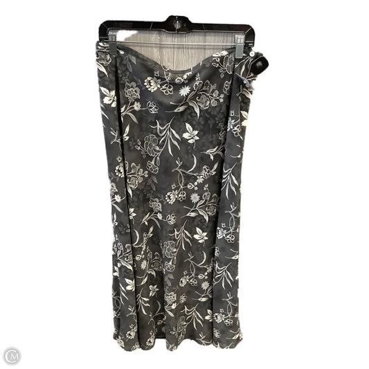 Skirt Maxi By Laura Scott In Grey, Size: 16