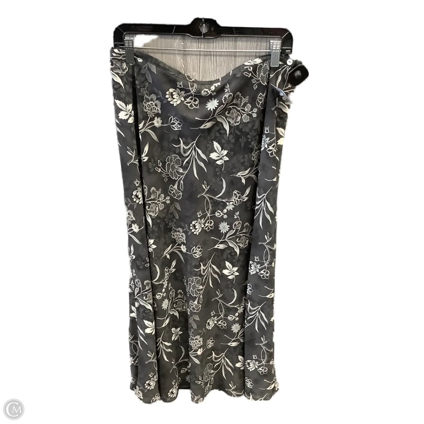 Skirt Maxi By Laura Scott In Grey, Size: 16