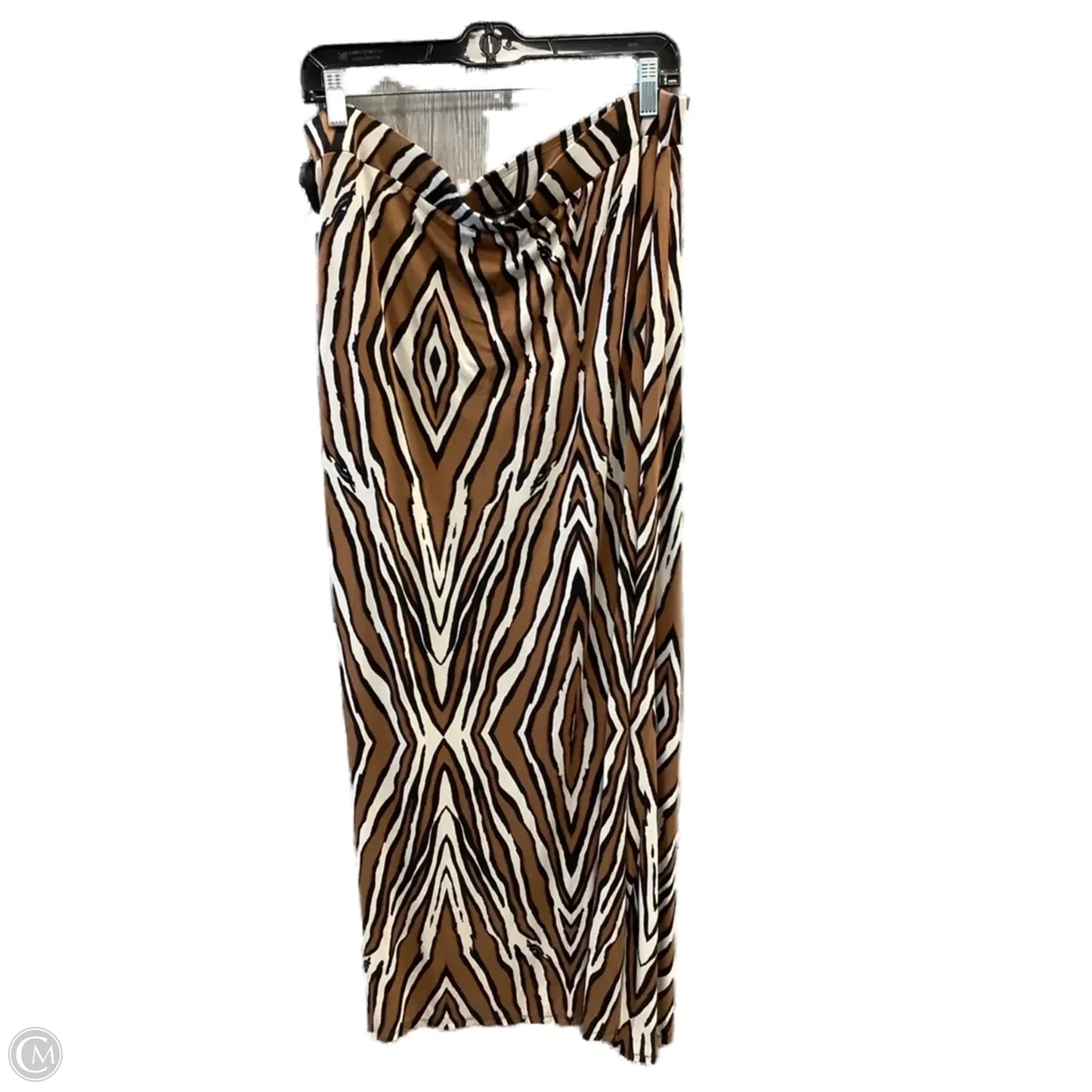 Skirt Maxi By Worthington In Brown, Size: 14