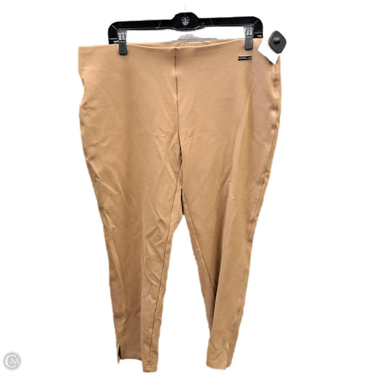 Pants Dress By Rafaella In Tan, Size: 14