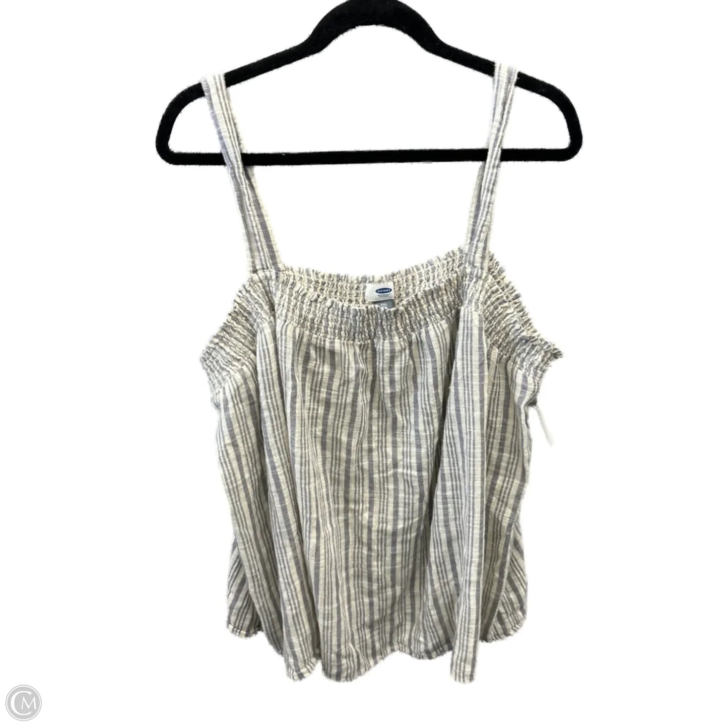 Top Sleeveless By Old Navy In Striped Pattern, Size: Xxl
