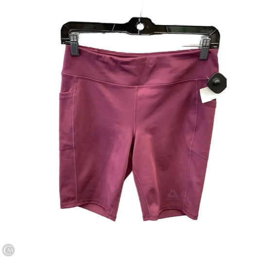 Athletic Shorts By Reebok In Purple, Size: Xxl