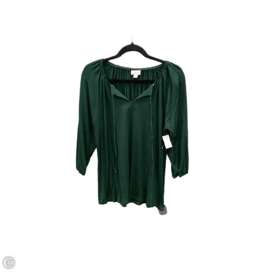 Top Long Sleeve By Lularoe In Green, Size: S