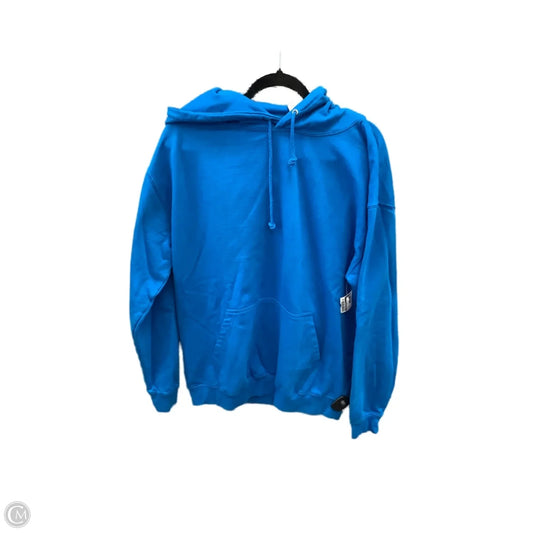 Sweatshirt Hoodie By Clothes Mentor In Blue, Size: Xl