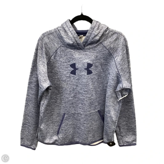 Athletic Sweatshirt Hoodie By Under Armour In Blue, Size: Xl